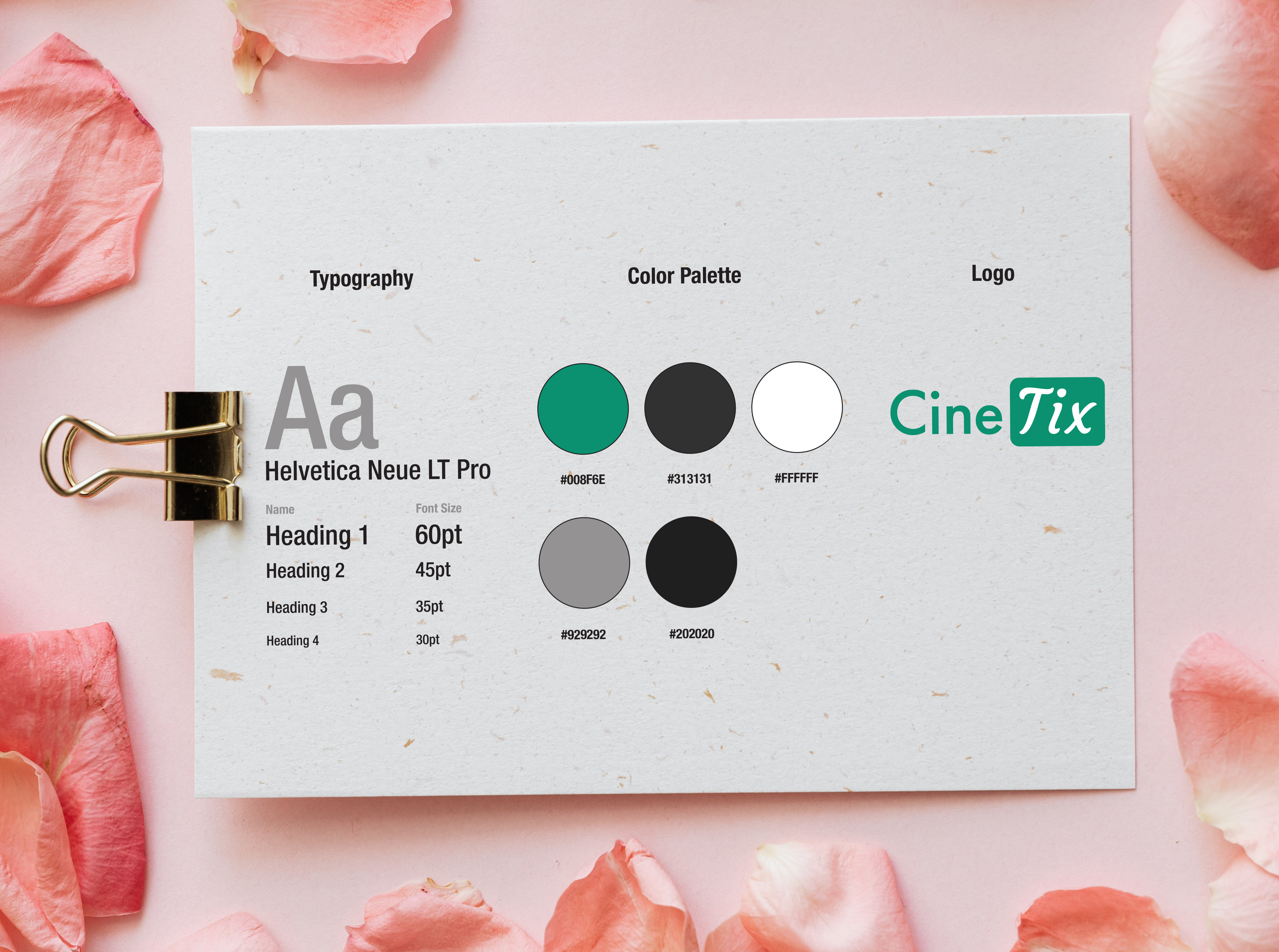 CineTix Style Guide Image